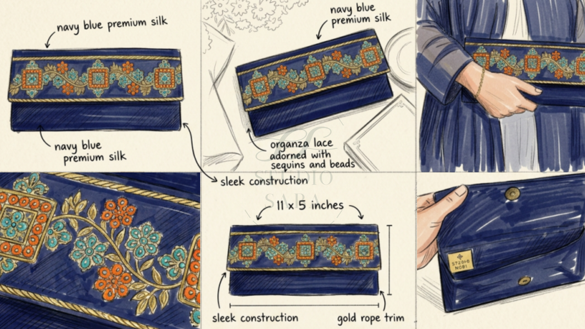 Raat Ki Rani- Sleek Clutch