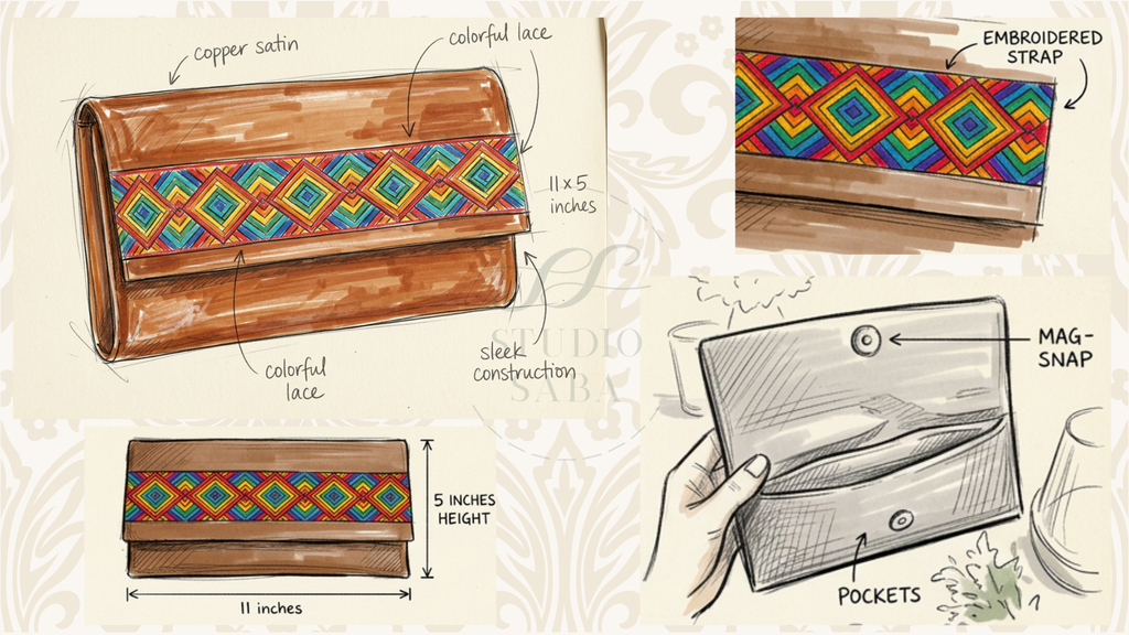Rangrez- Sleek Clutch