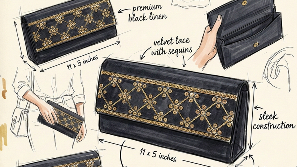 Zareen- Sleek Clutch
